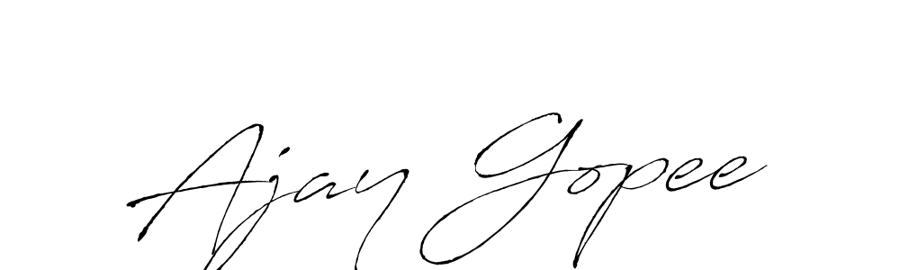 This is the best signature style for the Ajay Gopee name. Also you like these signature font (Antro_Vectra). Mix name signature. Ajay Gopee signature style 6 images and pictures png