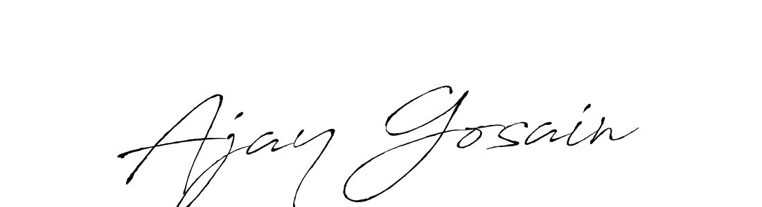 This is the best signature style for the Ajay Gosain name. Also you like these signature font (Antro_Vectra). Mix name signature. Ajay Gosain signature style 6 images and pictures png