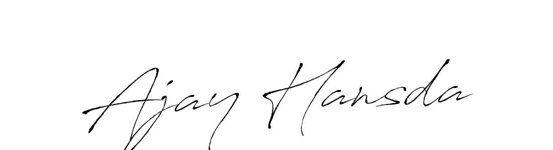 You can use this online signature creator to create a handwritten signature for the name Ajay Hansda. This is the best online autograph maker. Ajay Hansda signature style 6 images and pictures png