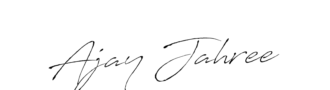 Use a signature maker to create a handwritten signature online. With this signature software, you can design (Antro_Vectra) your own signature for name Ajay Jahree. Ajay Jahree signature style 6 images and pictures png