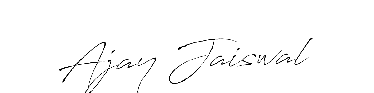 Use a signature maker to create a handwritten signature online. With this signature software, you can design (Antro_Vectra) your own signature for name Ajay Jaiswal. Ajay Jaiswal signature style 6 images and pictures png