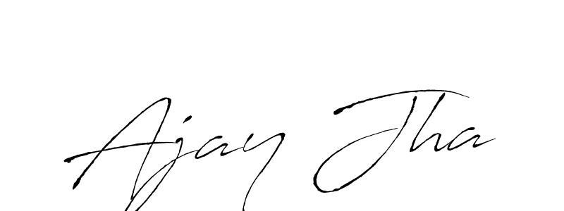 It looks lik you need a new signature style for name Ajay Jha. Design unique handwritten (Antro_Vectra) signature with our free signature maker in just a few clicks. Ajay Jha signature style 6 images and pictures png