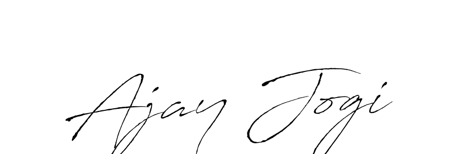 Design your own signature with our free online signature maker. With this signature software, you can create a handwritten (Antro_Vectra) signature for name Ajay Jogi. Ajay Jogi signature style 6 images and pictures png