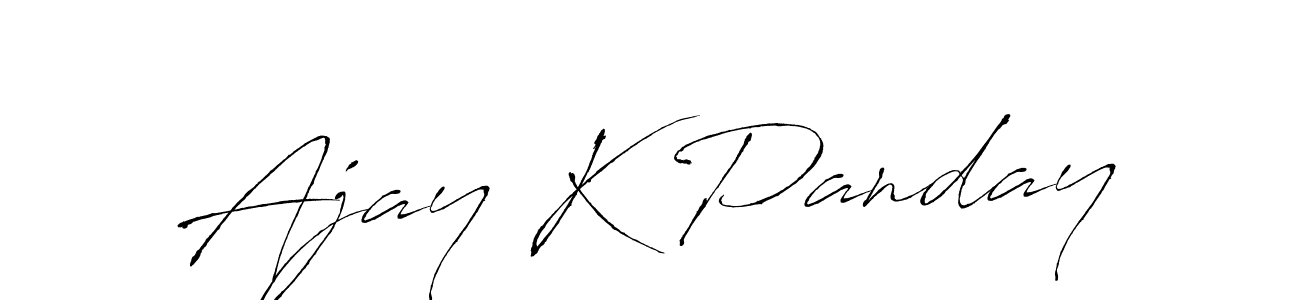 Use a signature maker to create a handwritten signature online. With this signature software, you can design (Antro_Vectra) your own signature for name Ajay K Panday. Ajay K Panday signature style 6 images and pictures png