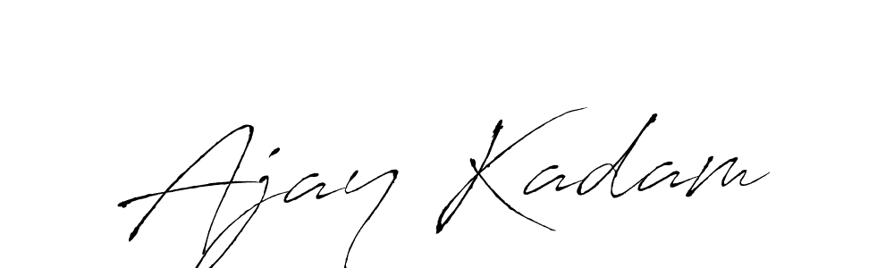 Design your own signature with our free online signature maker. With this signature software, you can create a handwritten (Antro_Vectra) signature for name Ajay Kadam. Ajay Kadam signature style 6 images and pictures png