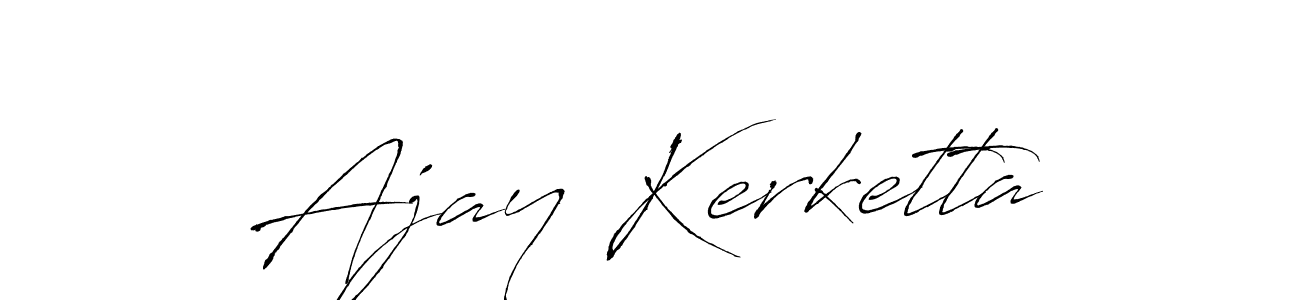 Make a beautiful signature design for name Ajay Kerketta. Use this online signature maker to create a handwritten signature for free. Ajay Kerketta signature style 6 images and pictures png