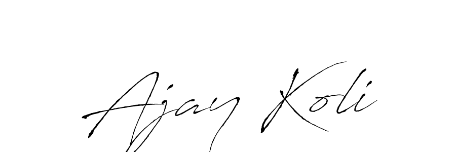 if you are searching for the best signature style for your name Ajay Koli. so please give up your signature search. here we have designed multiple signature styles  using Antro_Vectra. Ajay Koli signature style 6 images and pictures png