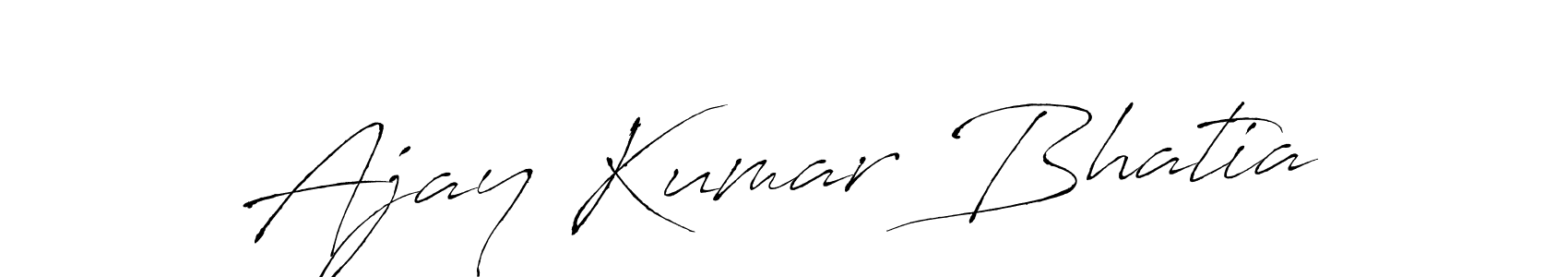 It looks lik you need a new signature style for name Ajay Kumar Bhatia. Design unique handwritten (Antro_Vectra) signature with our free signature maker in just a few clicks. Ajay Kumar Bhatia signature style 6 images and pictures png