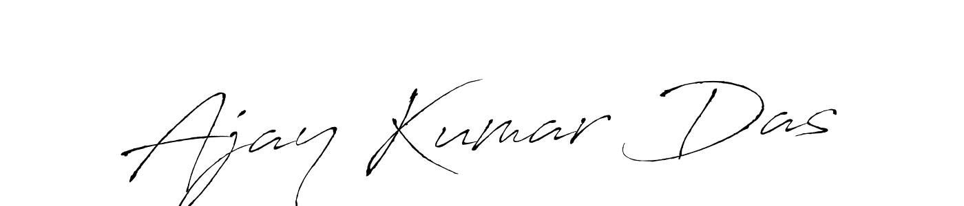 Create a beautiful signature design for name Ajay Kumar Das. With this signature (Antro_Vectra) fonts, you can make a handwritten signature for free. Ajay Kumar Das signature style 6 images and pictures png