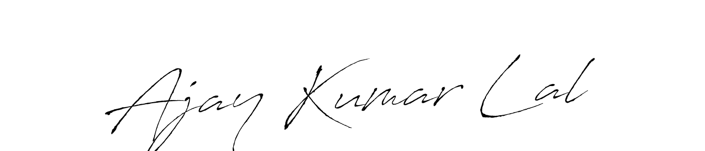 How to make Ajay Kumar Lal signature? Antro_Vectra is a professional autograph style. Create handwritten signature for Ajay Kumar Lal name. Ajay Kumar Lal signature style 6 images and pictures png