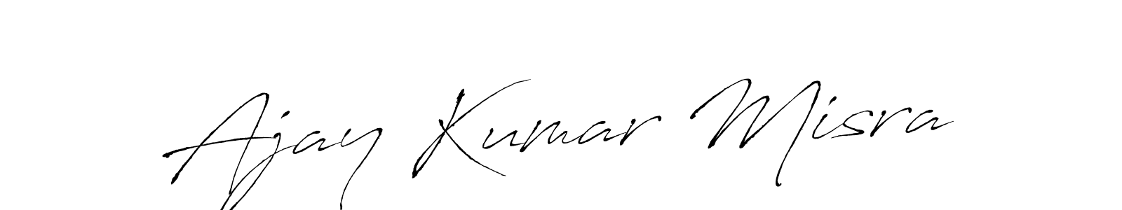 How to make Ajay Kumar Misra signature? Antro_Vectra is a professional autograph style. Create handwritten signature for Ajay Kumar Misra name. Ajay Kumar Misra signature style 6 images and pictures png