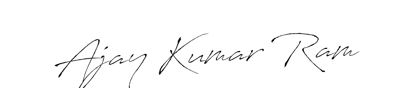 You should practise on your own different ways (Antro_Vectra) to write your name (Ajay Kumar Ram) in signature. don't let someone else do it for you. Ajay Kumar Ram signature style 6 images and pictures png