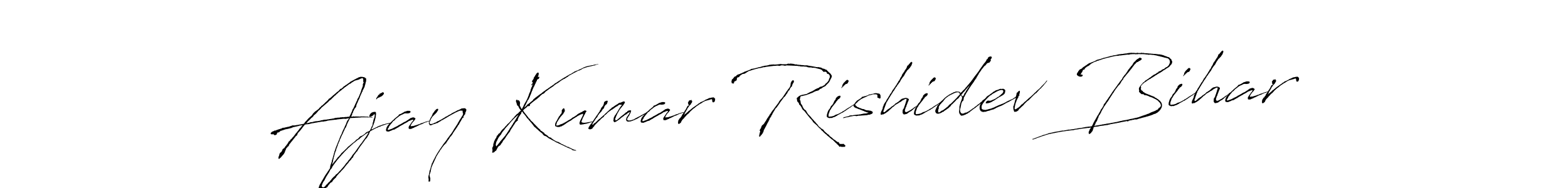 Here are the top 10 professional signature styles for the name Ajay Kumar Rishidev Bihar. These are the best autograph styles you can use for your name. Ajay Kumar Rishidev Bihar signature style 6 images and pictures png