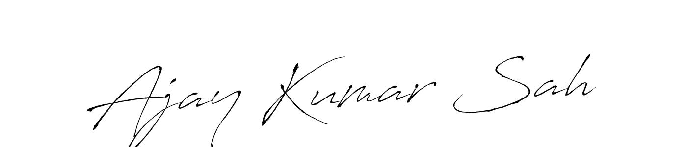 Also You can easily find your signature by using the search form. We will create Ajay Kumar Sah name handwritten signature images for you free of cost using Antro_Vectra sign style. Ajay Kumar Sah signature style 6 images and pictures png