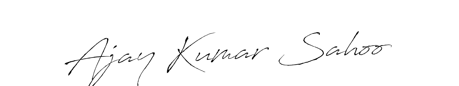 Use a signature maker to create a handwritten signature online. With this signature software, you can design (Antro_Vectra) your own signature for name Ajay Kumar Sahoo. Ajay Kumar Sahoo signature style 6 images and pictures png