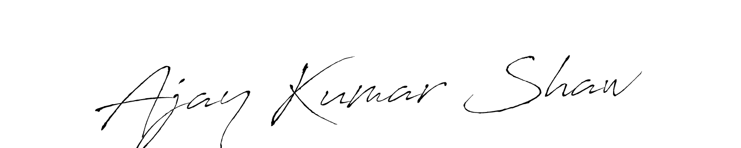 Use a signature maker to create a handwritten signature online. With this signature software, you can design (Antro_Vectra) your own signature for name Ajay Kumar Shaw. Ajay Kumar Shaw signature style 6 images and pictures png