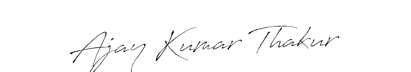 This is the best signature style for the Ajay Kumar Thakur name. Also you like these signature font (Antro_Vectra). Mix name signature. Ajay Kumar Thakur signature style 6 images and pictures png