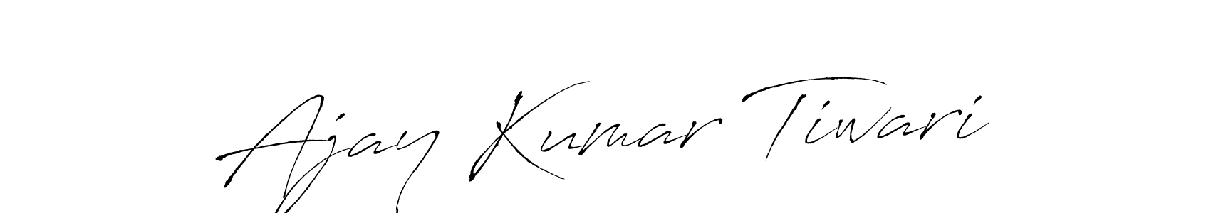 Use a signature maker to create a handwritten signature online. With this signature software, you can design (Antro_Vectra) your own signature for name Ajay Kumar Tiwari. Ajay Kumar Tiwari signature style 6 images and pictures png