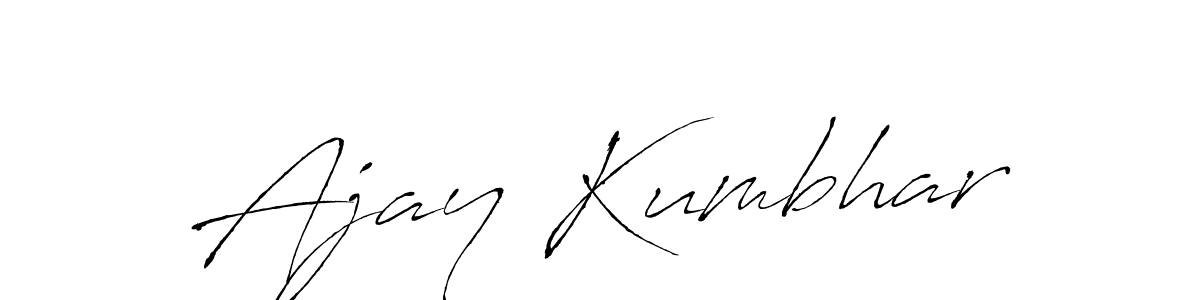You can use this online signature creator to create a handwritten signature for the name Ajay Kumbhar. This is the best online autograph maker. Ajay Kumbhar signature style 6 images and pictures png