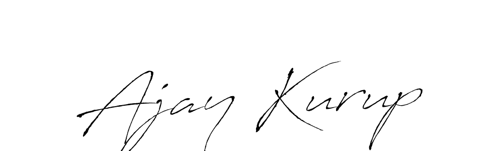 Design your own signature with our free online signature maker. With this signature software, you can create a handwritten (Antro_Vectra) signature for name Ajay Kurup. Ajay Kurup signature style 6 images and pictures png