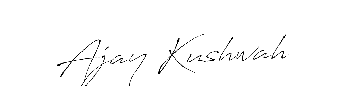 Make a beautiful signature design for name Ajay Kushwah. Use this online signature maker to create a handwritten signature for free. Ajay Kushwah signature style 6 images and pictures png