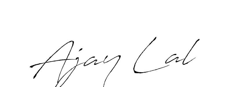 Create a beautiful signature design for name Ajay Lal. With this signature (Antro_Vectra) fonts, you can make a handwritten signature for free. Ajay Lal signature style 6 images and pictures png