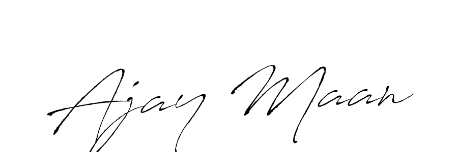 Also You can easily find your signature by using the search form. We will create Ajay Maan name handwritten signature images for you free of cost using Antro_Vectra sign style. Ajay Maan signature style 6 images and pictures png