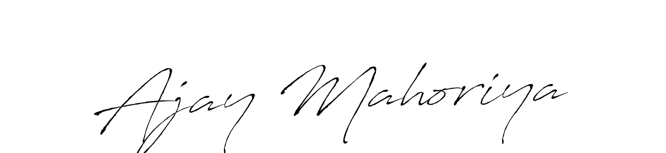 How to make Ajay Mahoriya signature? Antro_Vectra is a professional autograph style. Create handwritten signature for Ajay Mahoriya name. Ajay Mahoriya signature style 6 images and pictures png