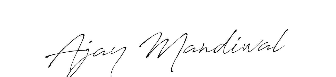 Make a beautiful signature design for name Ajay Mandiwal. Use this online signature maker to create a handwritten signature for free. Ajay Mandiwal signature style 6 images and pictures png