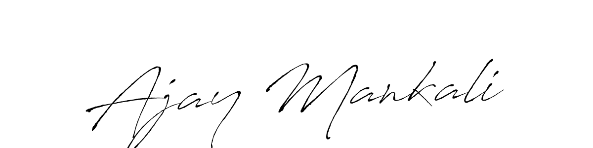 if you are searching for the best signature style for your name Ajay Mankali. so please give up your signature search. here we have designed multiple signature styles  using Antro_Vectra. Ajay Mankali signature style 6 images and pictures png