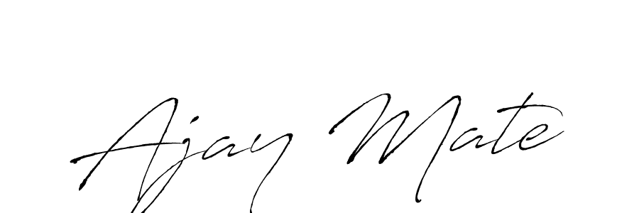 Use a signature maker to create a handwritten signature online. With this signature software, you can design (Antro_Vectra) your own signature for name Ajay Mate. Ajay Mate signature style 6 images and pictures png