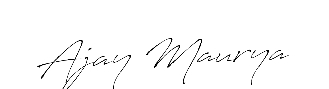 Make a beautiful signature design for name Ajay Maurya. Use this online signature maker to create a handwritten signature for free. Ajay Maurya signature style 6 images and pictures png