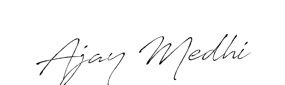 Similarly Antro_Vectra is the best handwritten signature design. Signature creator online .You can use it as an online autograph creator for name Ajay Medhi. Ajay Medhi signature style 6 images and pictures png