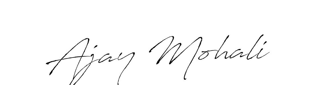 Use a signature maker to create a handwritten signature online. With this signature software, you can design (Antro_Vectra) your own signature for name Ajay Mohali. Ajay Mohali signature style 6 images and pictures png