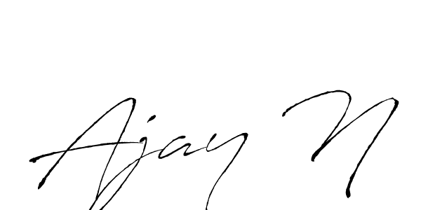 Make a short Ajay N signature style. Manage your documents anywhere anytime using Antro_Vectra. Create and add eSignatures, submit forms, share and send files easily. Ajay N signature style 6 images and pictures png