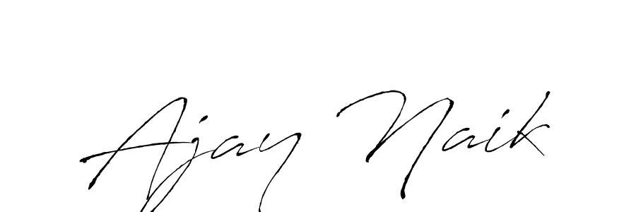 Ajay Naik stylish signature style. Best Handwritten Sign (Antro_Vectra) for my name. Handwritten Signature Collection Ideas for my name Ajay Naik. Ajay Naik signature style 6 images and pictures png