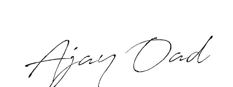 Create a beautiful signature design for name Ajay Oad. With this signature (Antro_Vectra) fonts, you can make a handwritten signature for free. Ajay Oad signature style 6 images and pictures png