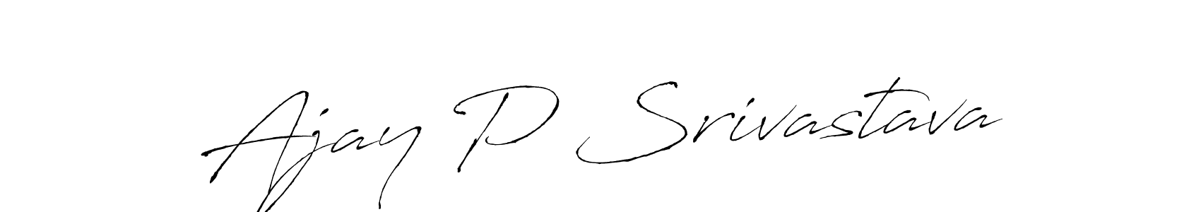 Once you've used our free online signature maker to create your best signature Antro_Vectra style, it's time to enjoy all of the benefits that Ajay P Srivastava name signing documents. Ajay P Srivastava signature style 6 images and pictures png