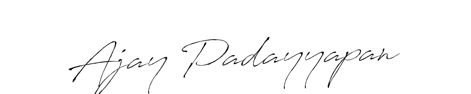 Ajay Padayyapan stylish signature style. Best Handwritten Sign (Antro_Vectra) for my name. Handwritten Signature Collection Ideas for my name Ajay Padayyapan. Ajay Padayyapan signature style 6 images and pictures png