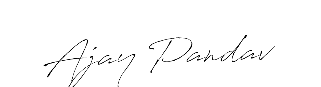Make a beautiful signature design for name Ajay Pandav. Use this online signature maker to create a handwritten signature for free. Ajay Pandav signature style 6 images and pictures png