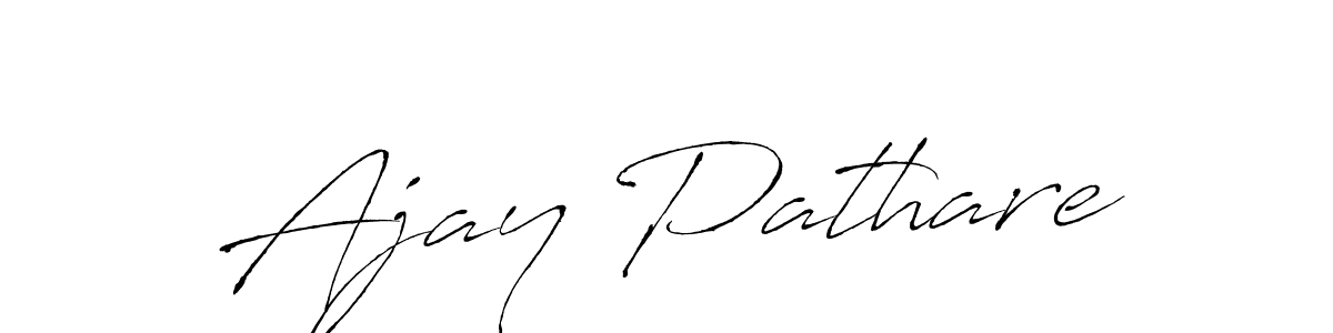It looks lik you need a new signature style for name Ajay Pathare. Design unique handwritten (Antro_Vectra) signature with our free signature maker in just a few clicks. Ajay Pathare signature style 6 images and pictures png