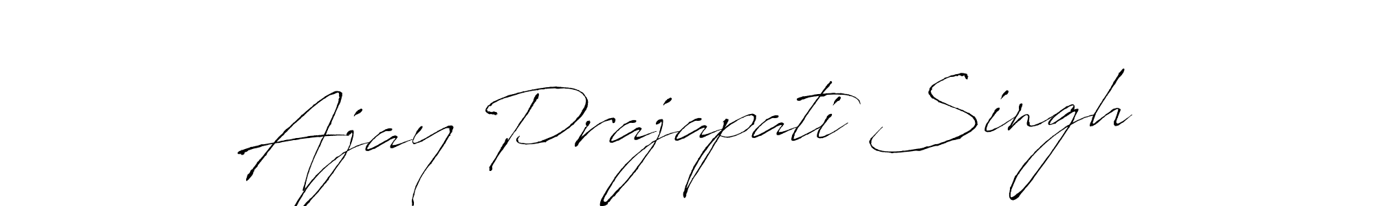 Design your own signature with our free online signature maker. With this signature software, you can create a handwritten (Antro_Vectra) signature for name Ajay Prajapati Singh. Ajay Prajapati Singh signature style 6 images and pictures png