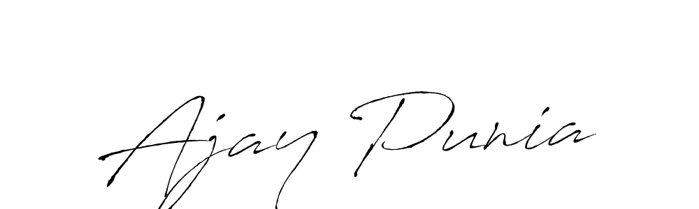 The best way (Antro_Vectra) to make a short signature is to pick only two or three words in your name. The name Ajay Punia include a total of six letters. For converting this name. Ajay Punia signature style 6 images and pictures png