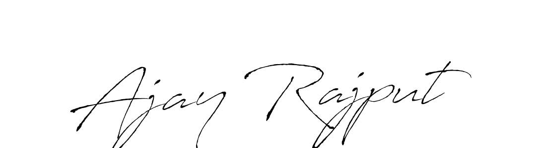 Also we have Ajay Rajput name is the best signature style. Create professional handwritten signature collection using Antro_Vectra autograph style. Ajay Rajput signature style 6 images and pictures png