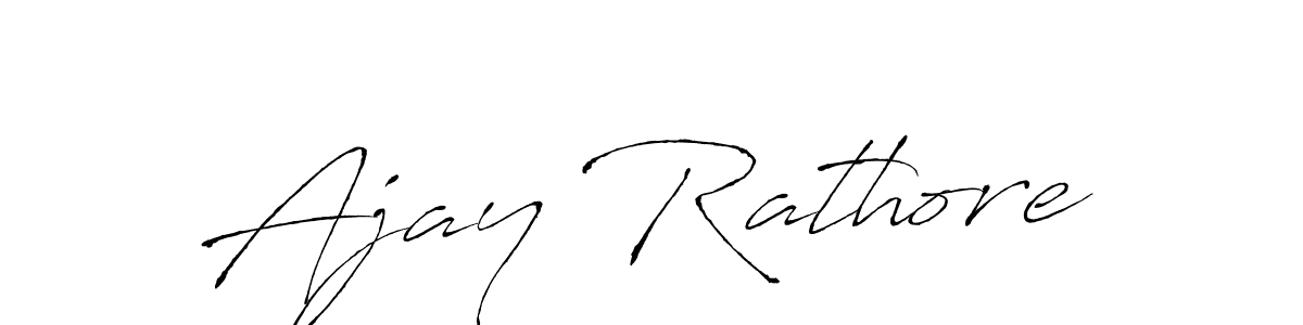 Create a beautiful signature design for name Ajay Rathore. With this signature (Antro_Vectra) fonts, you can make a handwritten signature for free. Ajay Rathore signature style 6 images and pictures png