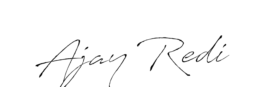 Also we have Ajay Redi name is the best signature style. Create professional handwritten signature collection using Antro_Vectra autograph style. Ajay Redi signature style 6 images and pictures png