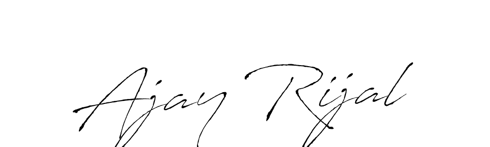 The best way (Antro_Vectra) to make a short signature is to pick only two or three words in your name. The name Ajay Rijal include a total of six letters. For converting this name. Ajay Rijal signature style 6 images and pictures png