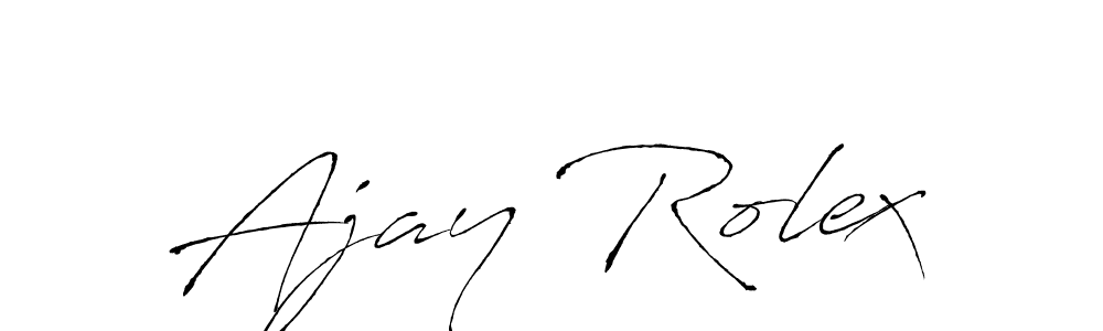 How to Draw Ajay Rolex signature style? Antro_Vectra is a latest design signature styles for name Ajay Rolex. Ajay Rolex signature style 6 images and pictures png