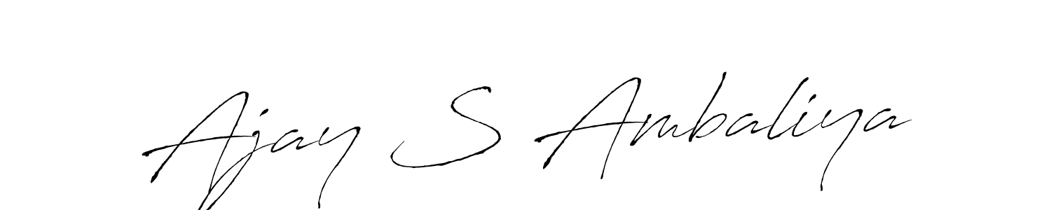 Also You can easily find your signature by using the search form. We will create Ajay S Ambaliya name handwritten signature images for you free of cost using Antro_Vectra sign style. Ajay S Ambaliya signature style 6 images and pictures png