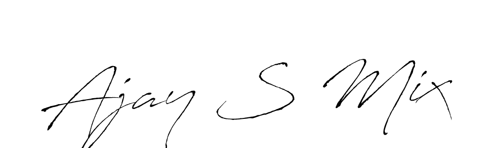 Similarly Antro_Vectra is the best handwritten signature design. Signature creator online .You can use it as an online autograph creator for name Ajay S Mix. Ajay S Mix signature style 6 images and pictures png